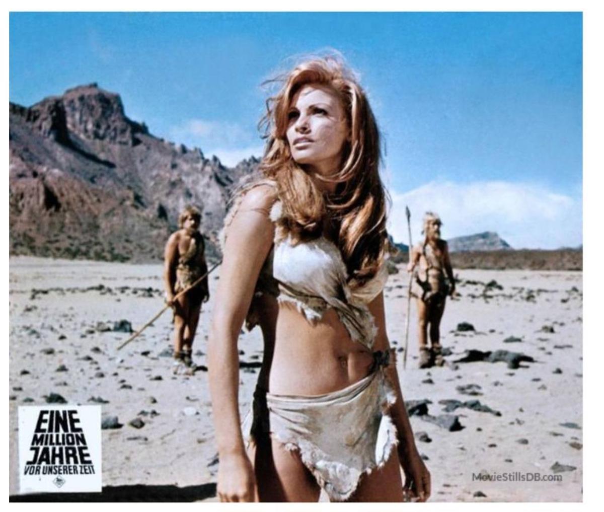 Raquel Welch, en 'Hace un millón de años', en pleno Parque Nacional del Teide.