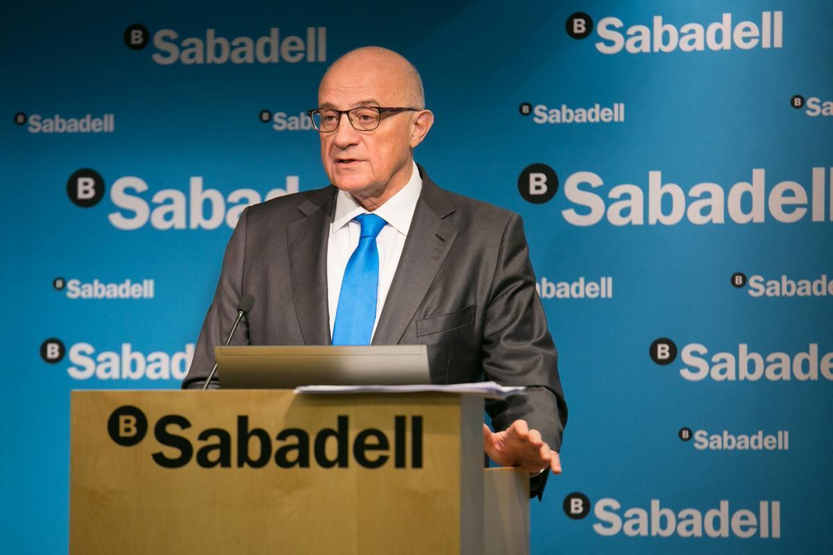 El presidente de Banco Sabadell, Josep Oliu.