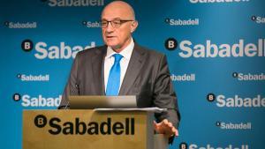 El presidente de Banco Sabadell, Josep Oliu.