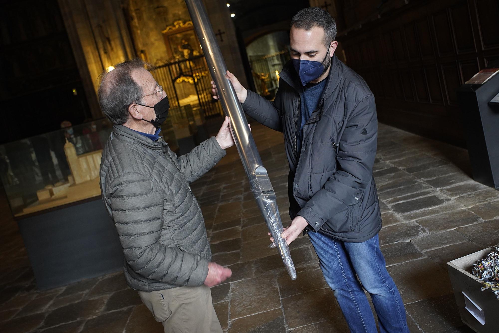 Fil a l’agulla per acabar l’orgue de la Catedral setanta-nou anys després