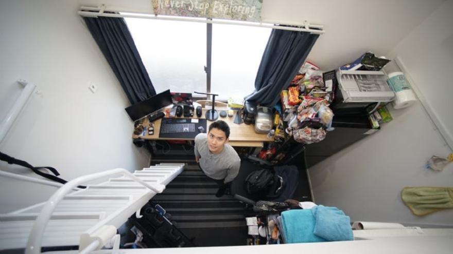 Micro apartamento de nueve metros cuadrados en Tokio