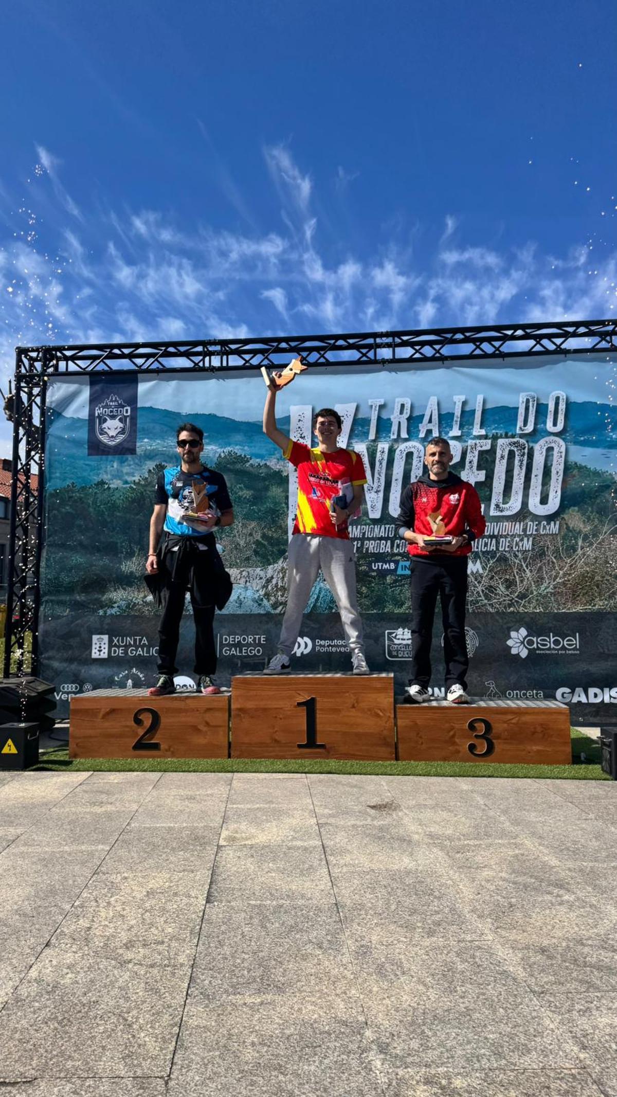 El V Trail do Nocedo (Bueu), con récord de participación