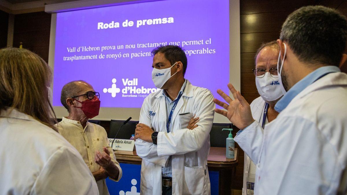 Los médicos de Vall d’Hebron que llevaron a cabo este estudio.