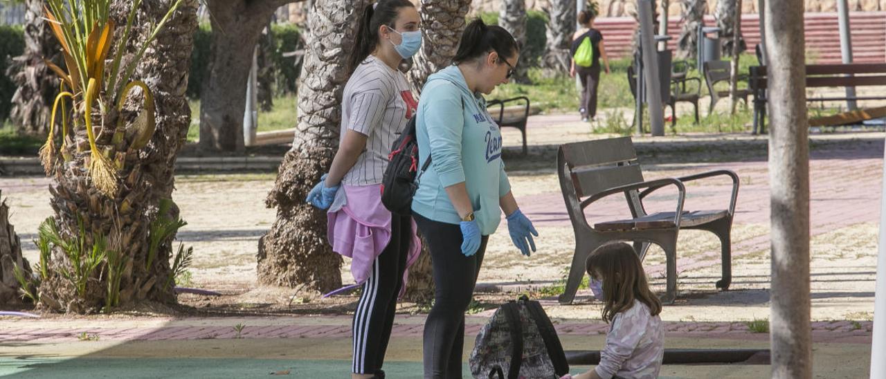 Desinfección especial de los parques y jardines