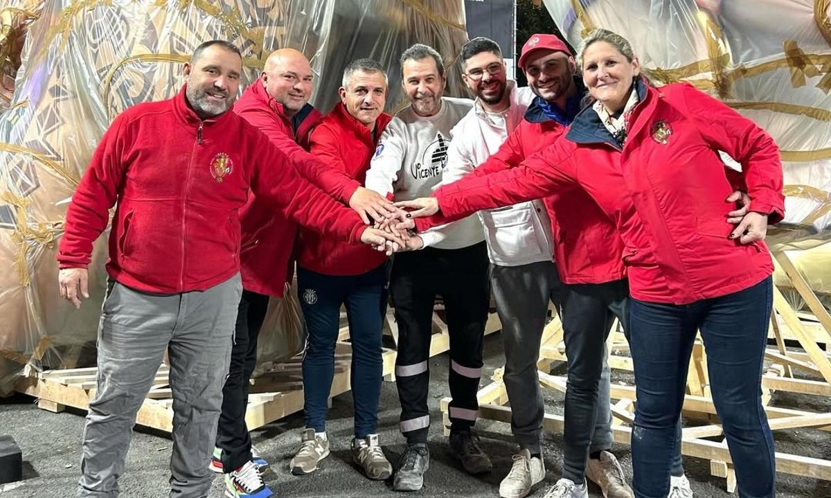 La renovación se ha escenificado a pie de falla