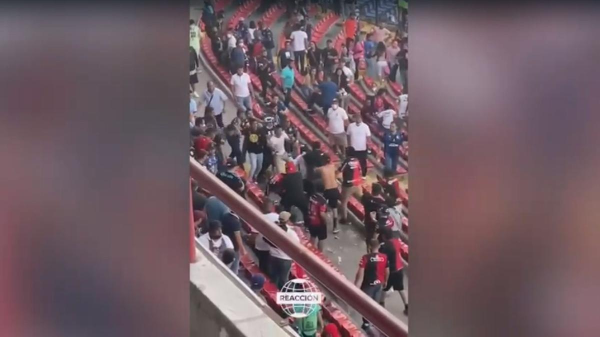 La brutal pelea entre hinchas de Querétaro y Atlas que deja víctimas mortales