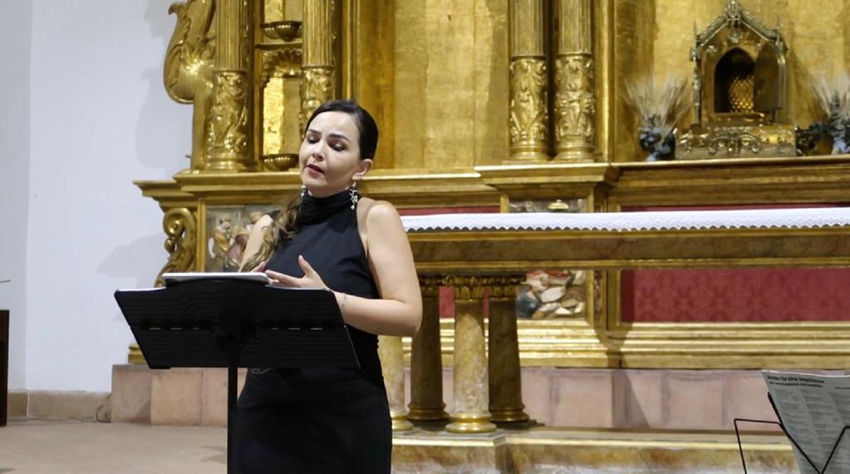 La soprano María Calvo-Orquín.