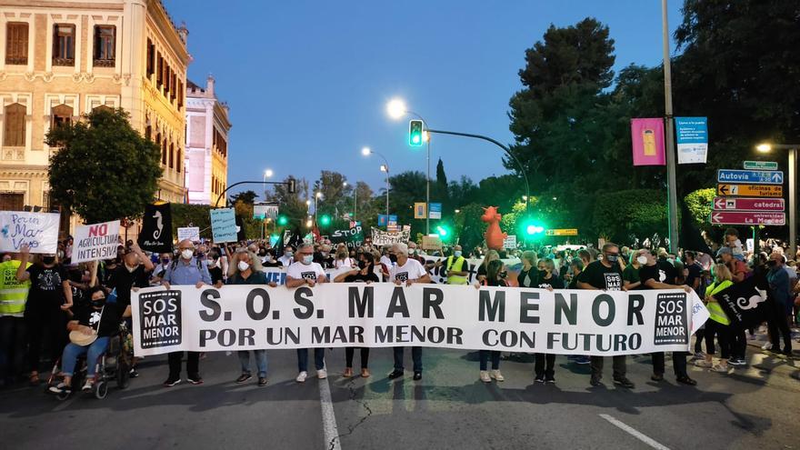 Así te hemos contado la manifestación por el Mar Menor en Murcia