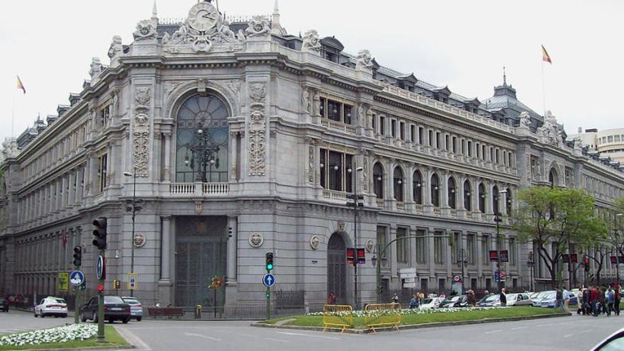 La façana principal del Banc d&#039;Espanya.