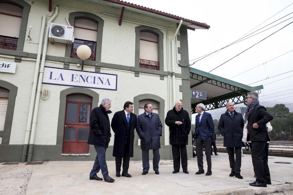 Reunión de AVE en Sax para reivindicar el corredor mediterráneo