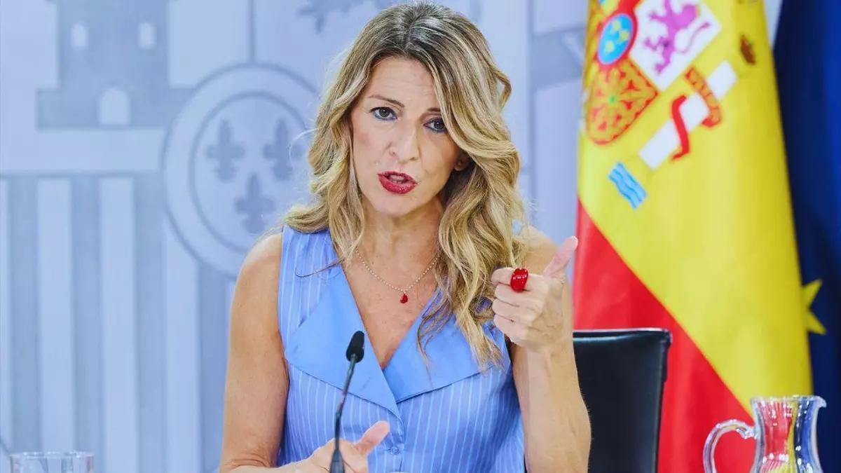 Yolanda Díaz, vicepresidenta segunda y ministra de Trabajo.