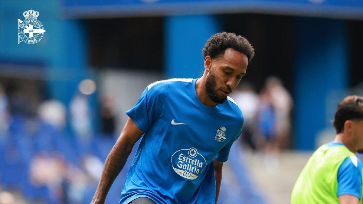 Aubameyang debuta con el deportivo