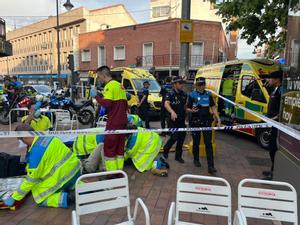 Siete heridos arrollados por un quad en Alcobendas