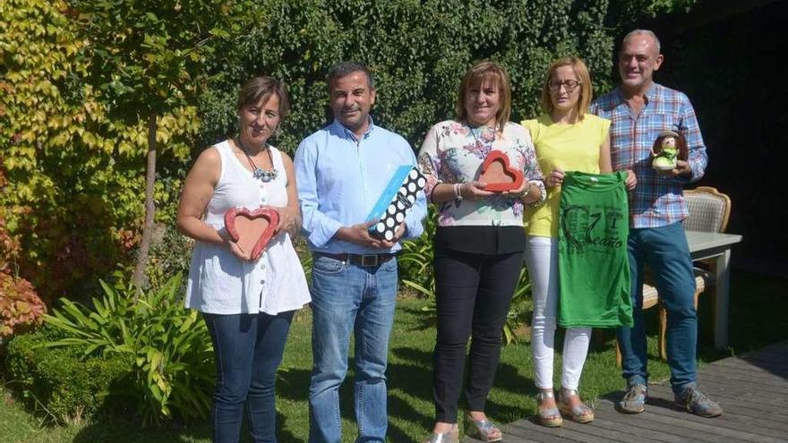 El acto de presentación de la Carrera Popular de Meaño. // FNoé Parga