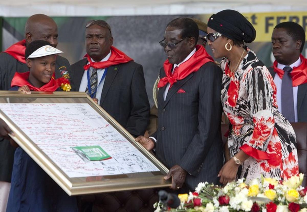 Mugabe rep un regal.