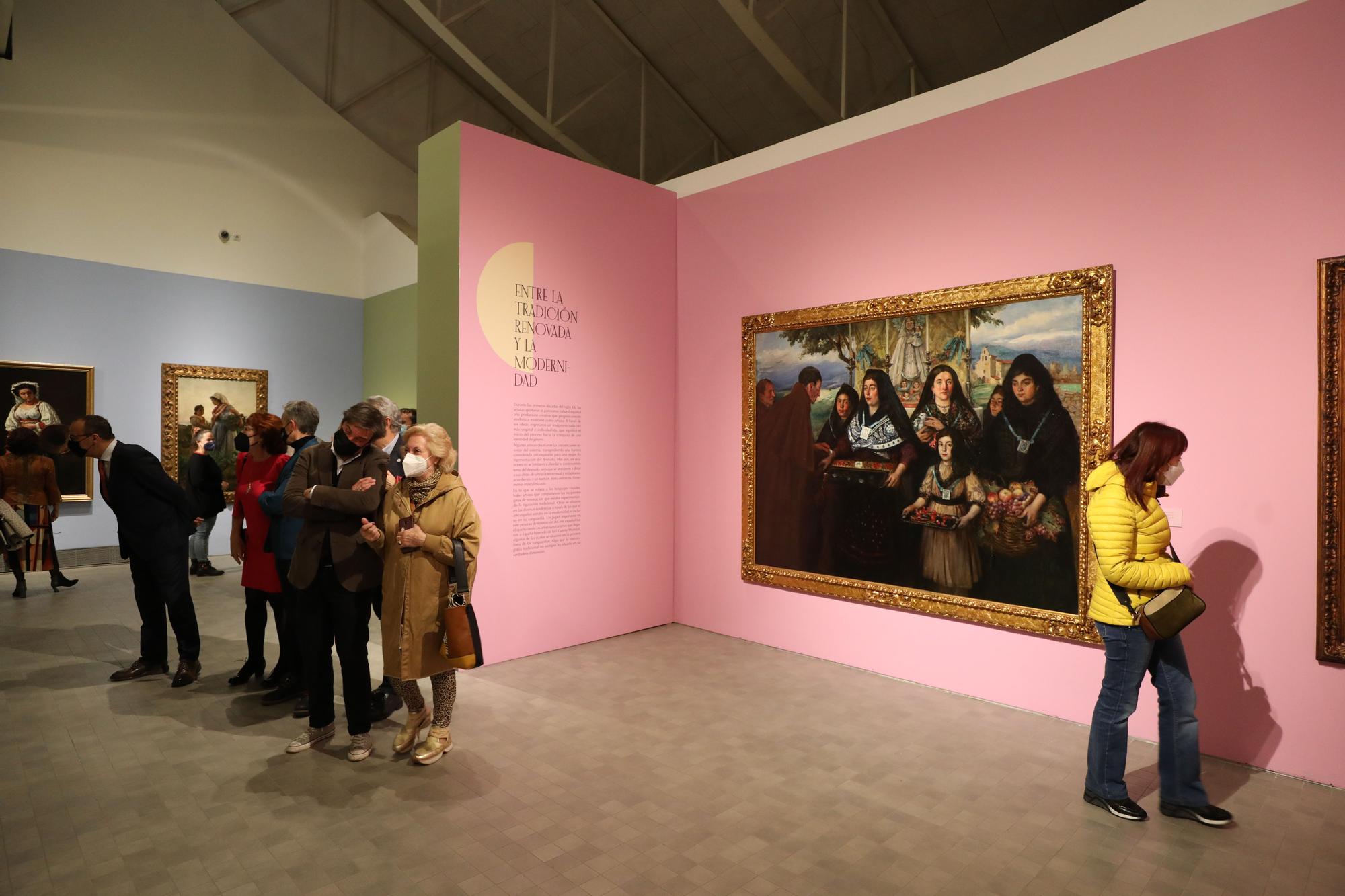 Inauguración de la exposición 'Hacia poéticas de género. Mujeres artistas en España1804-1939'
