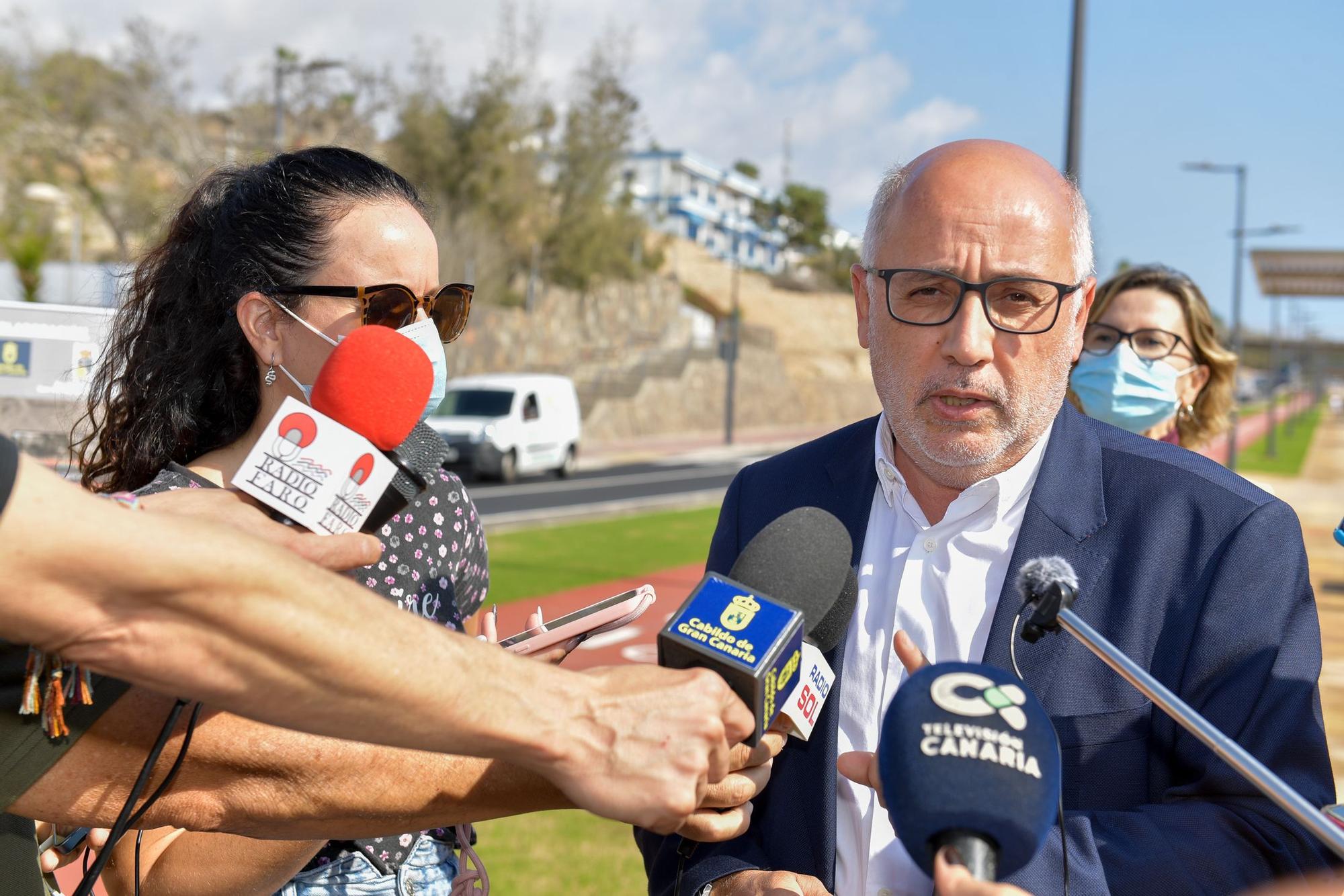 Inauguración de la Avenida de la Unión Europea en San Agustín