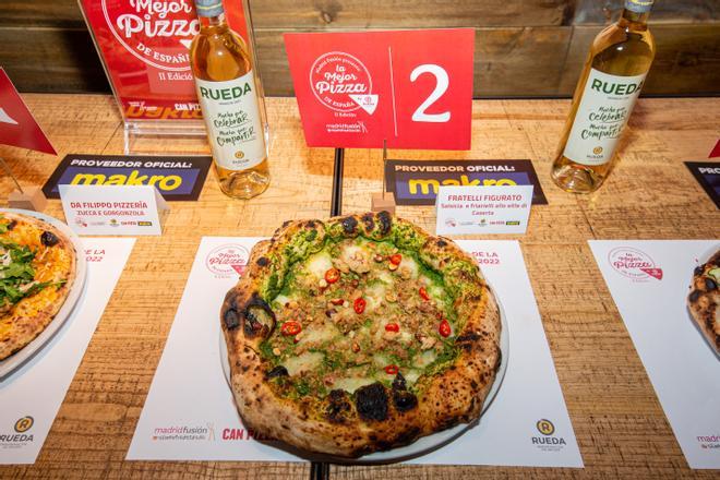 Pizza de Fratelli Figurato distinguida en el Concurso Mejor Pizza de España 2022