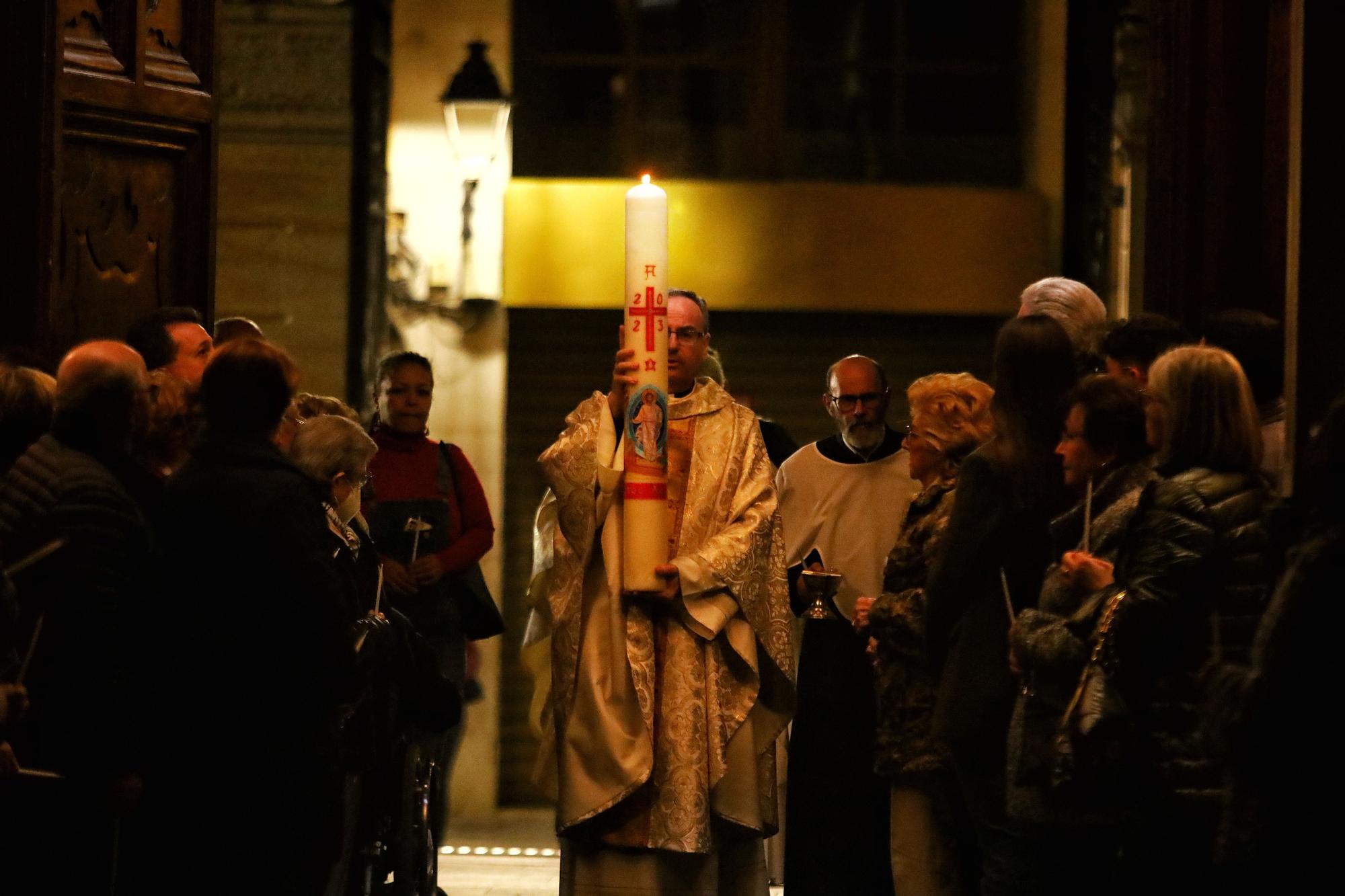 Las fotos de la Vigilia Pascual de la Semana Santa de Vila-real