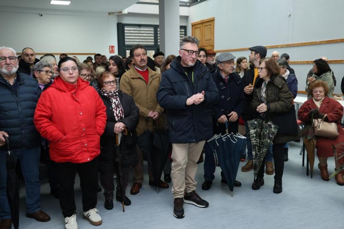 Una reunión de vecinos para debatir sobre la parcelaria, en 2025.
