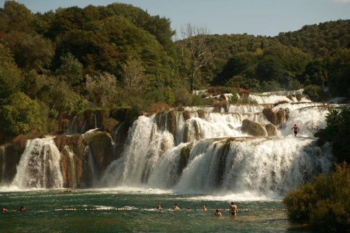 Cataratas en el Parque Nacional de Krka.