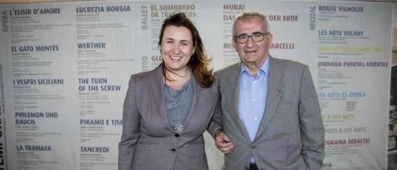 Tina Pastor, directora general de Urbem, con su padre y fundador de la empresa, José Pastor.