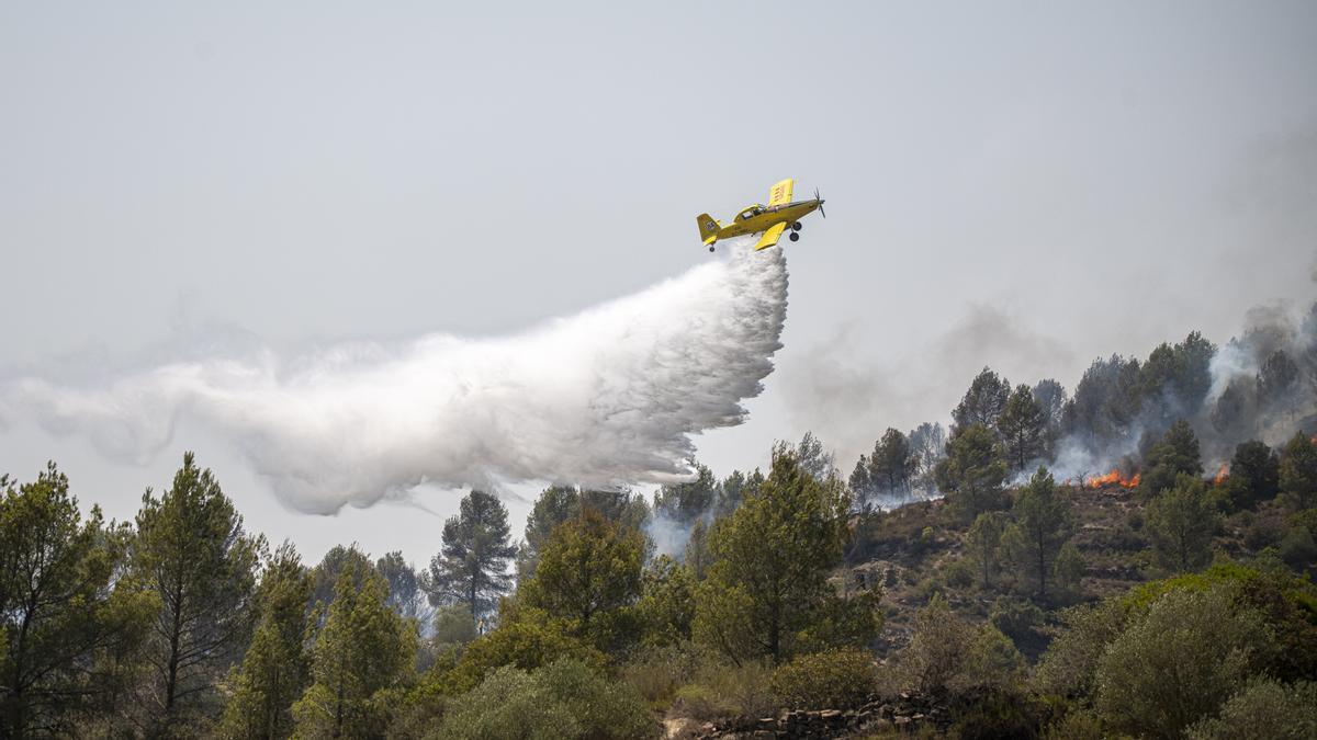 Incendio en Santa Coloma de Queralt