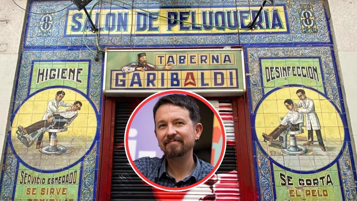 La taberna de Pablo Iglesias en Madrid.