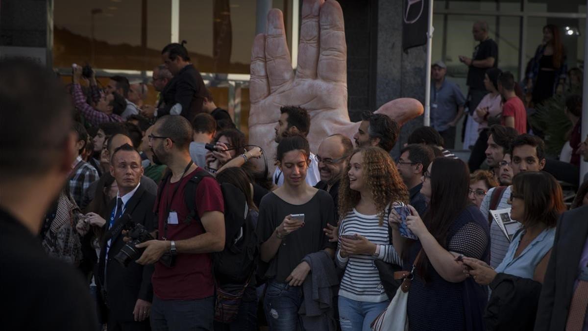 Ambiente de público en el Festival de Sitges