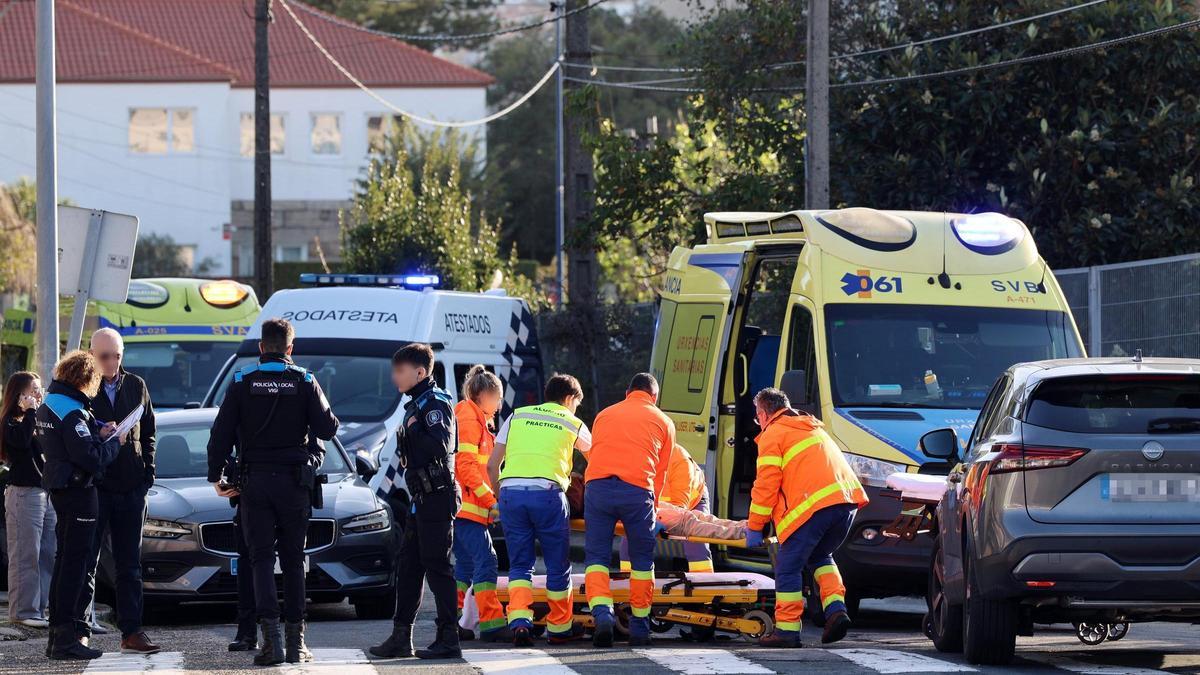 Fotografía de un operativo de atención a una emergencia.
