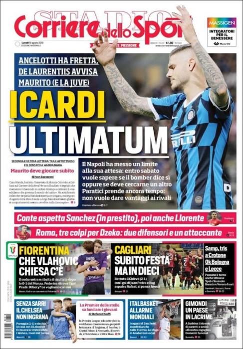 Neymar, Rodrigo, Icardi... en las portadas