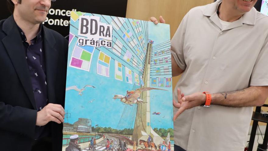 BDra Gráfica estará en la Praza da Ferraría entre el 27 y el 30 de junio