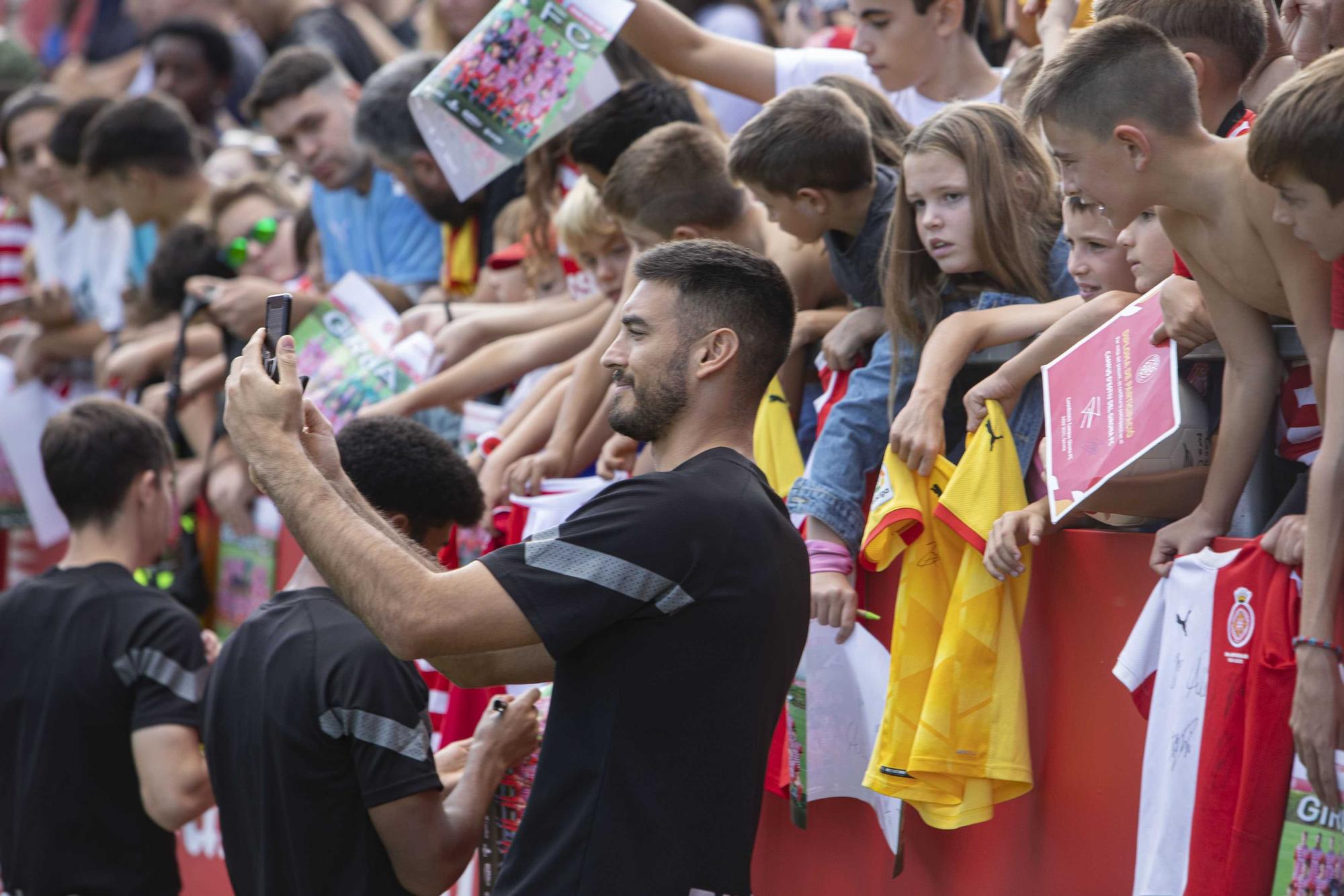 Entrenament obert del Girona FC a Montilivi per les Fires de Girona