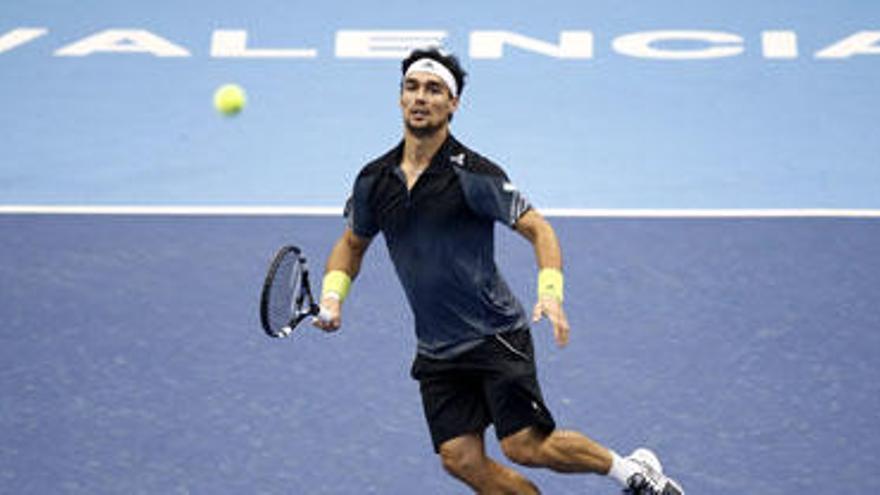 Fabio Fognini, durante la celebración del pasado Open.