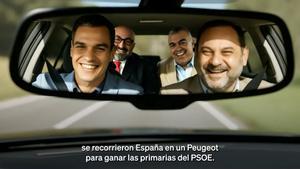 El PP presenta La Banda del Peugeot un vídeo protagonizado por Sánchez Cerdán Ábalos y Koldo.00 00 04 22.Imagen fija001