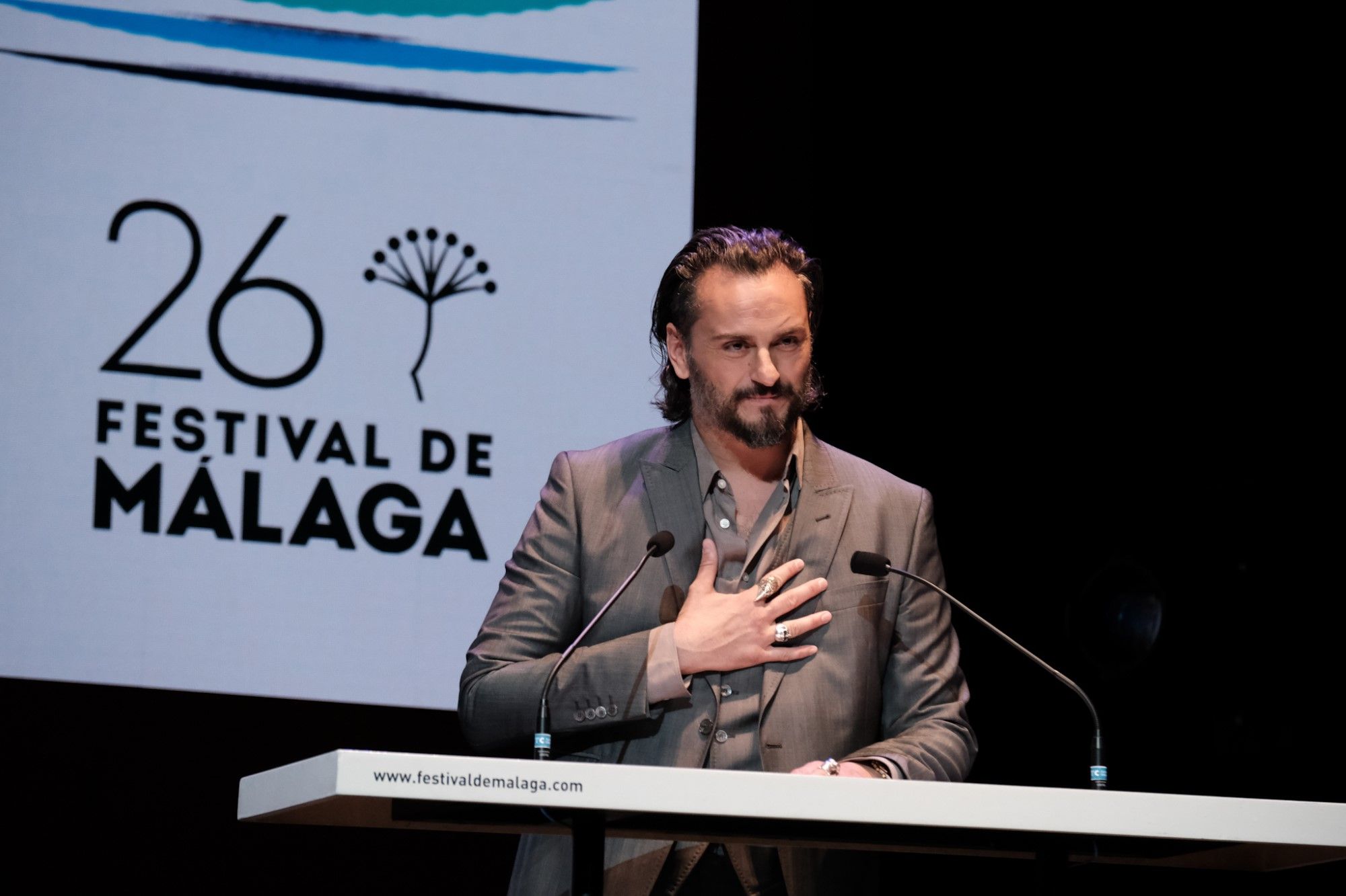 Blanca Portillo recibe el Premio Málaga en el 26 Festival de Cine de Málaga