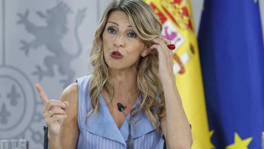 Yolanda Díaz denuncia el bloqueo del PSOE a los permisos retribuidos: &quot;No hay voluntad política&quot;
