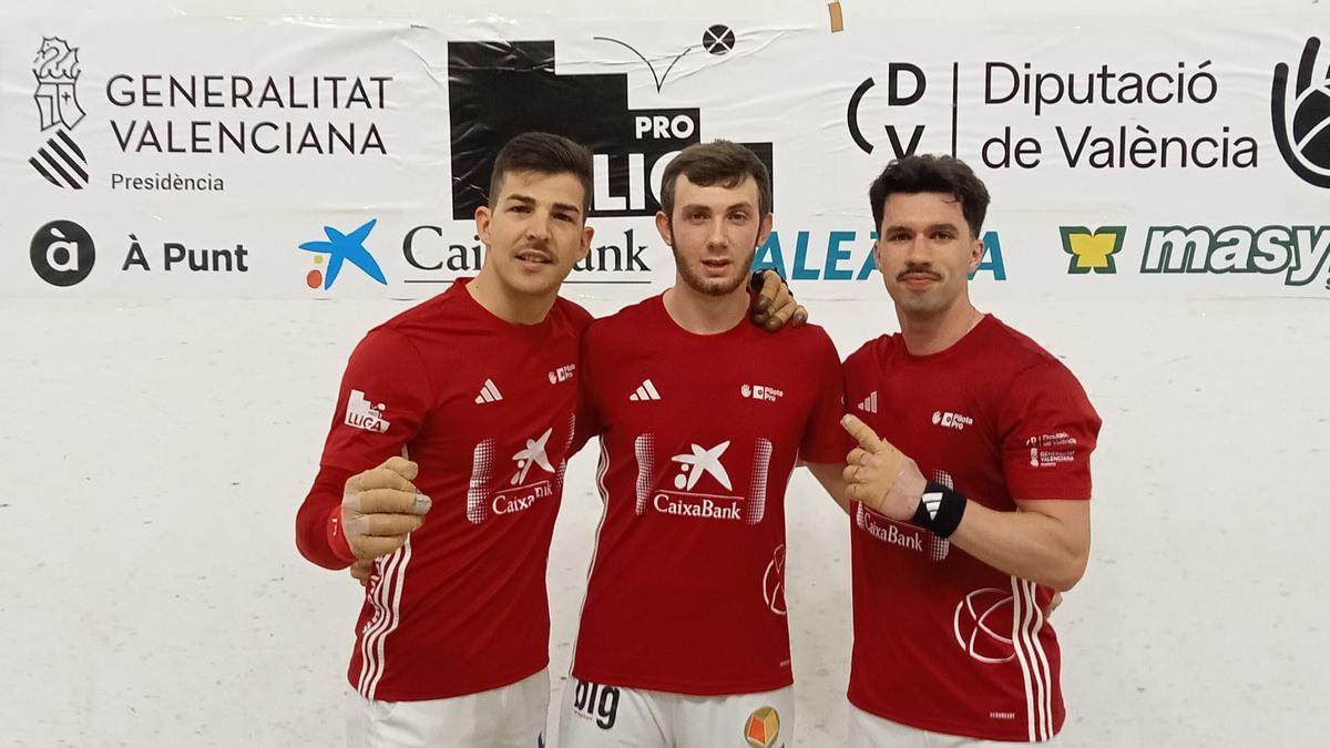 El trio de Montaner d'Almiserà guanya la primera semifinal davant Barxeta