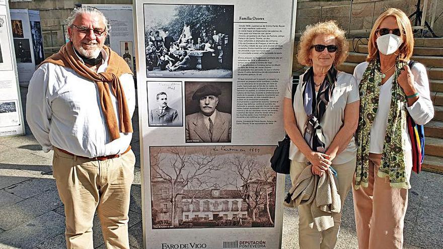 Guido y María Cerqueira Ozores con Yemina López Ozores (c). 