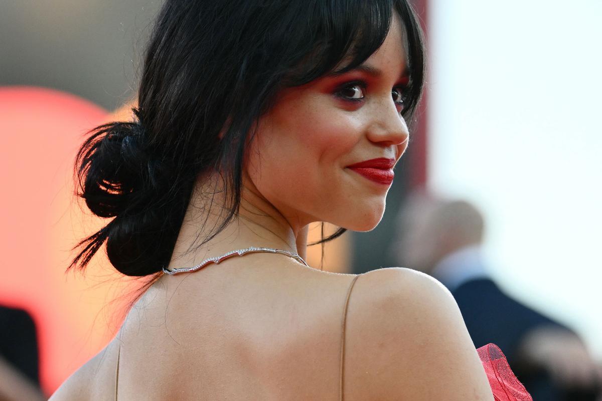 Jenna Ortega, una de las estrellas de 'Bitelchús', en Venecia.