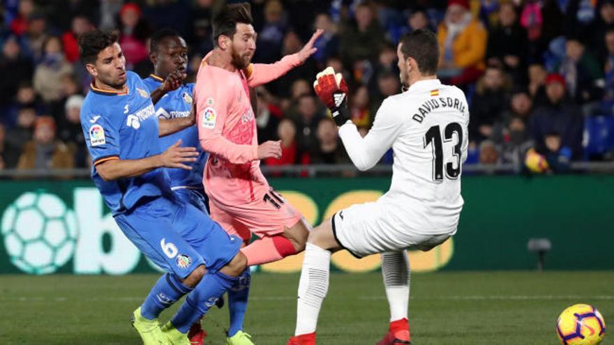 LaLiga Santader: Els gols del Getafe - Barcelona (1-2)