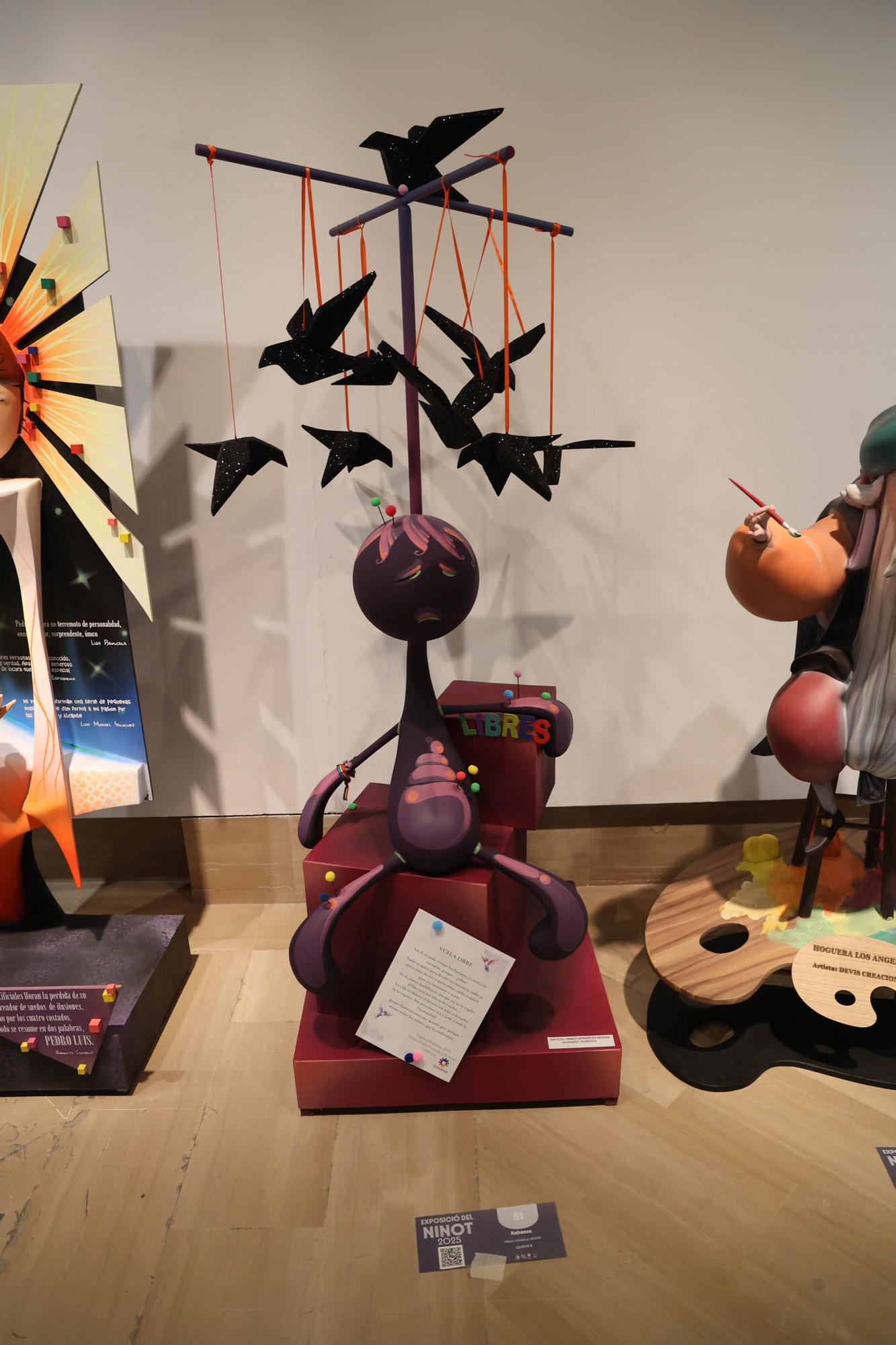 Exposición del Ninot adulto de las hogueras 2025