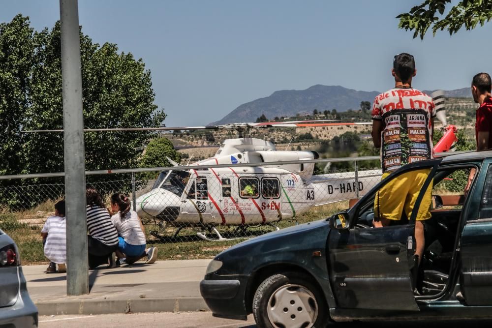 Incendio forestal en Cocentaina