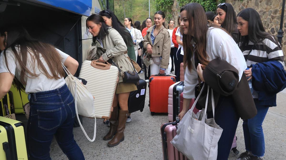 Las candidatas a Bellea del Foc 2026 se marchan de Toledo