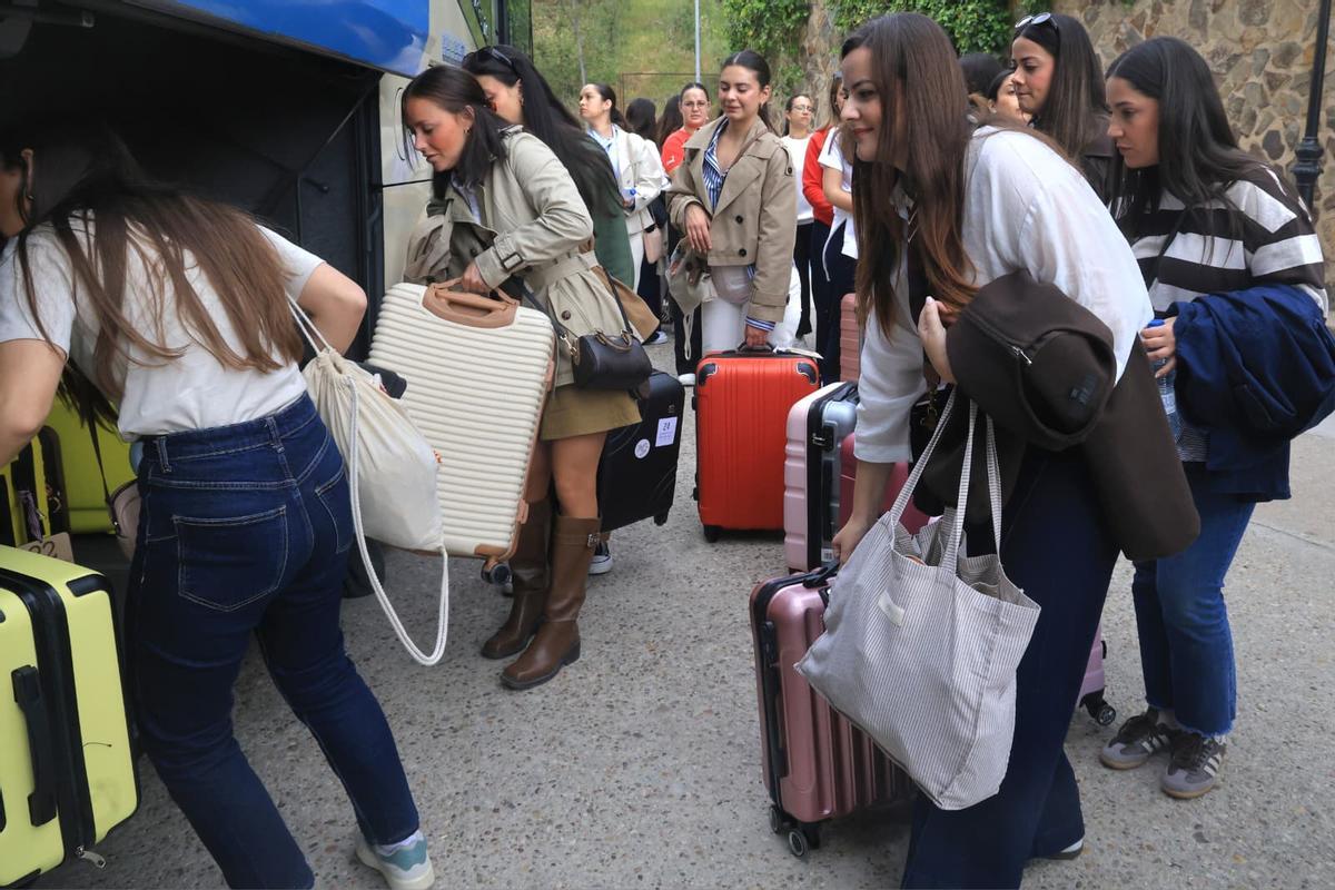 Las candidatas a Bellea del Foc 2026 se marchan de Toledo