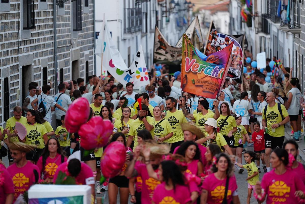 Añora abre la gran fiesta de las Olimpiadas Rurales de Los Pedroches