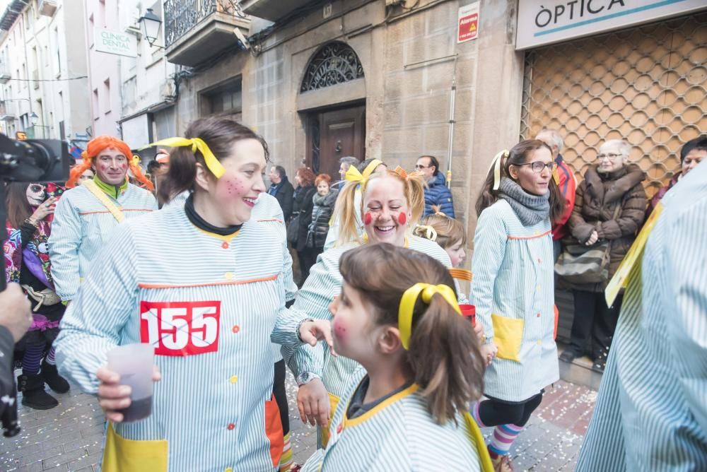 Set mil persones desborden els carrers de Sallent en un Carnaval multitudinari