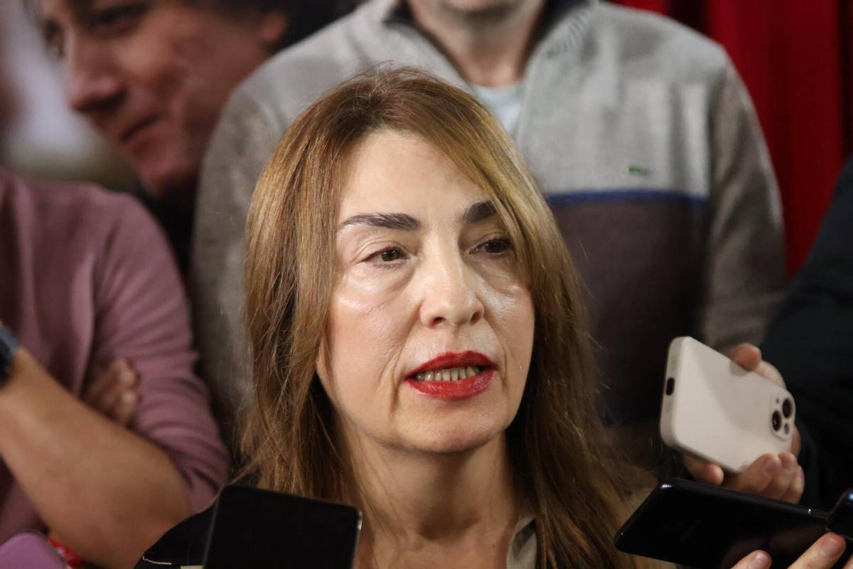 La candidatura socialista atiende a los medios para valorar la situación de la sanidad en la provincia.