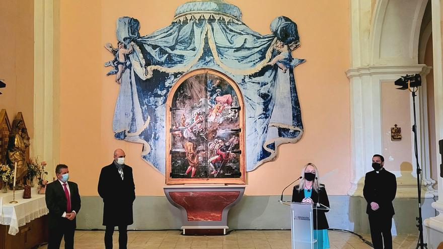 Las pinturas perdidas de Goya vuelven a la iglesia de Fuendetodos a través de una réplica