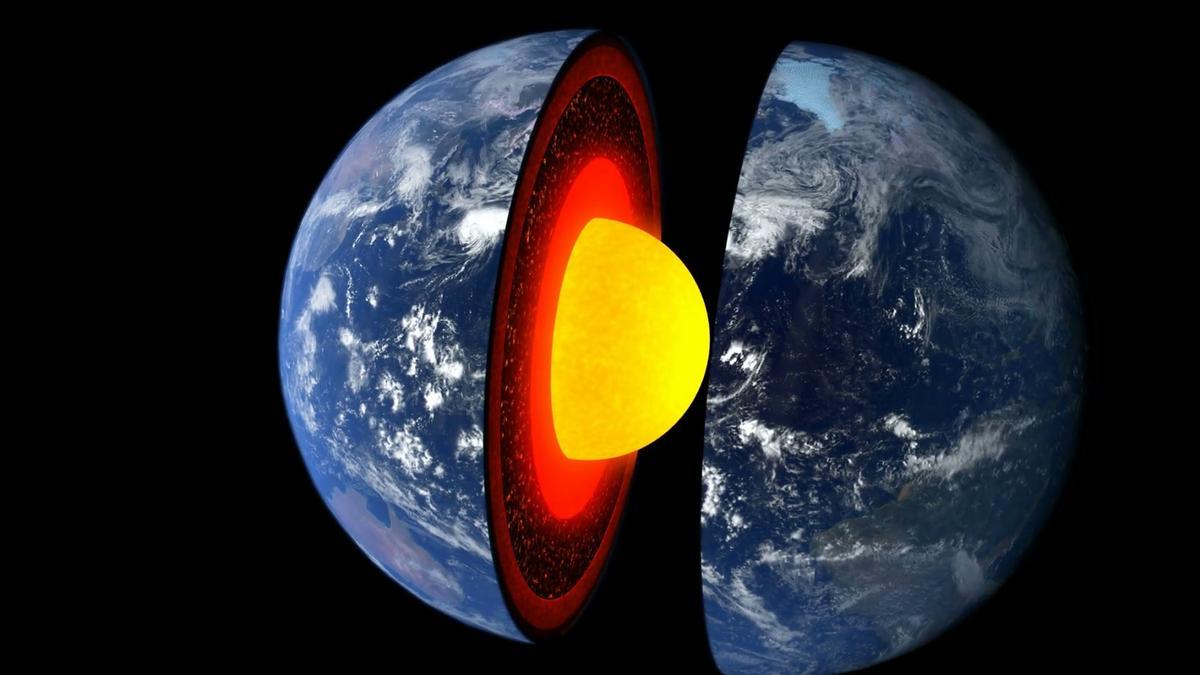 El núcleo de la Tierra cambia de dirección cada seis años